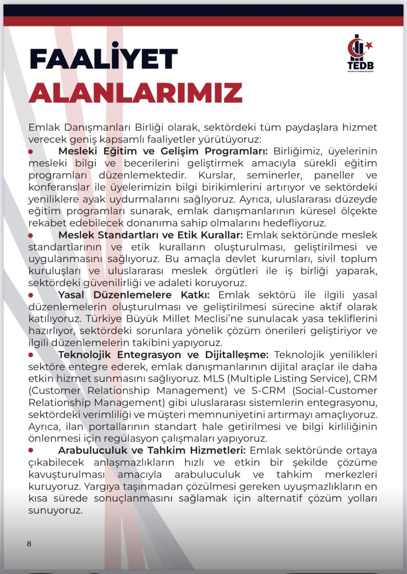 Faaliyet Alanımız